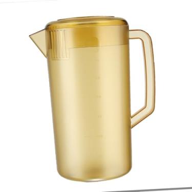 Imagem de Water Pitcher PC Plástico de Alta Temperatura Chaleira Fosca Mix Drinks Jarro de água Com Escala e Tampa Limonade Beverage Tea de Gelo chá Aplicável Cozinha Doméstica (3500ml)