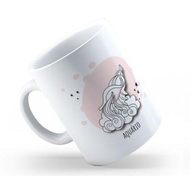 Imagem de Caneca Cerâmica Branca Signos 325ml - I Love Be Nerd