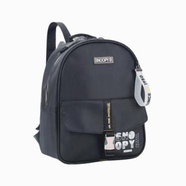 Imagem de Bolsa de costas Mini Mochila Snoopy Feminina SP25000 Semax, Preto