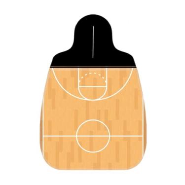 Imagem de Lixeira Lixinho Carro Quadra de Basquete Marrom