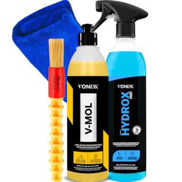 Imagem de Hydrox Fast Vonixx 500 ml Coating Cerâmico water off + Shampoo Desengraxante V-mol Vonixx