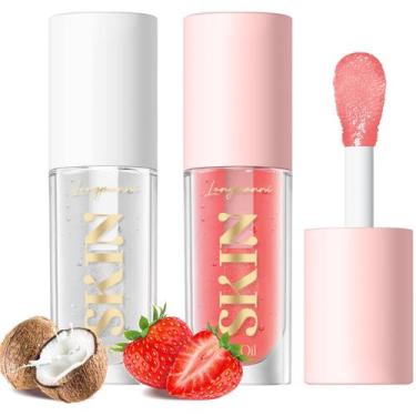 Imagem de Óleo Labial LANGMANNI - Sabores de Morango e Coco