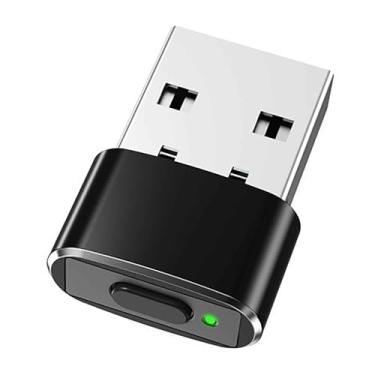 Imagem de Sisyphy Mouse Jiggler USB A – Movimentador de mouse indetectável com interruptor liga/desliga, modos de várias faixas, plug and play sem driver