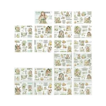 Imagem de Livro de Adesivos para Meninas - Série Querida - 20 Peças com 4 Estilo