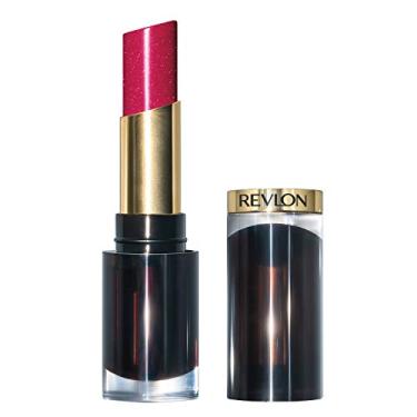 Imagem de Batom REVLON Super Lustrous Glass Shine, Cor de Lábio Hidratante Impecável com Aloe, Ácido Hialurônico e Quartzo Rosa, Love Is On (017), 0,15 oz