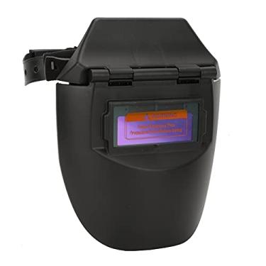 Imagem de Máscara de Soldagem de Escurecimento Automático, Capacete de Escudo Facial para Construção, Soldagem Elétrica, Soldagem a Gás, Soldagem de de Argônio (Preto)