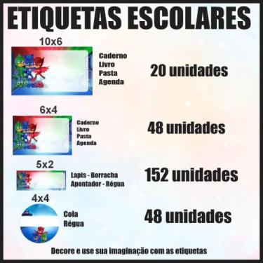 Imagem de Etiqueta Adesiva Escolar em Vinil Tema Personagem FREE FIRE - Dekal De