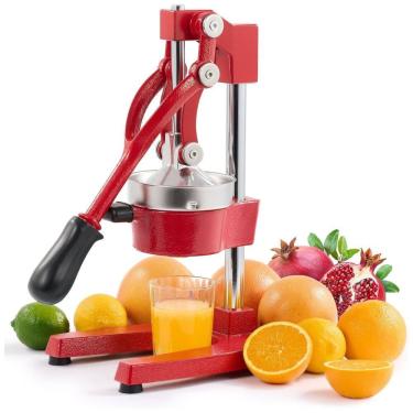 Imagem de Espremedor de Frutas Manual Profissional, Aço Fundido, CO Z, Vermelho