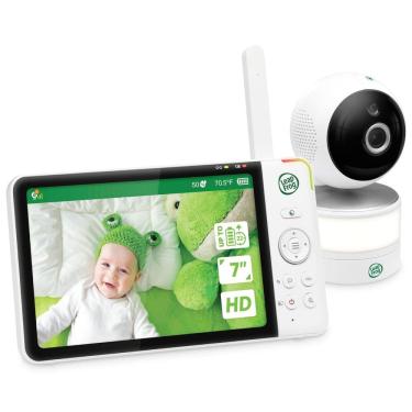 Imagem de Babá Eletrônica Monitor com Câmera de 17cm HD 1080p e Rotação 360 Alcance de 304M, LEAPFROG LF920HD, Branco