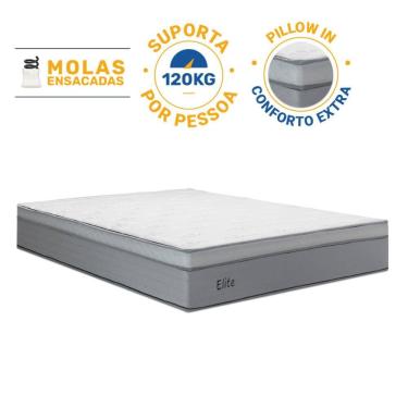 Imagem de Colchão de Molas Ensacadas Pillow In Elite Casal 138cm