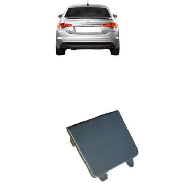 Imagem de Tampa Reboque Parachoque Traseiro Citro C4 Lounge 2011 2012 2013 2014 