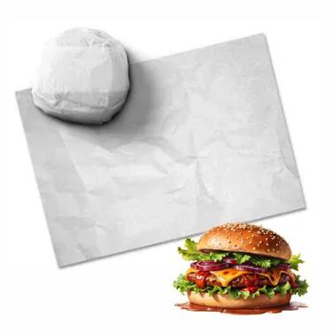 Imagem de Papel Acoplado Barreira Liso 30X38 Lanche Salgado Bolo - Mixmall