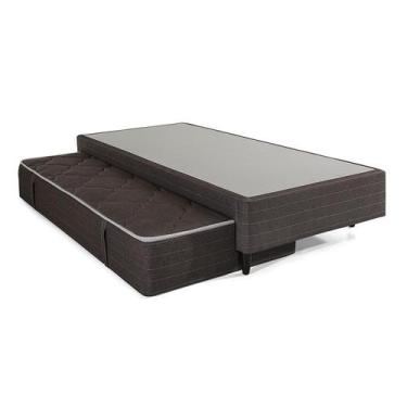 Imagem de Bicama Box Solteiro Rennen Hotel (88x188) Marrom - Modern