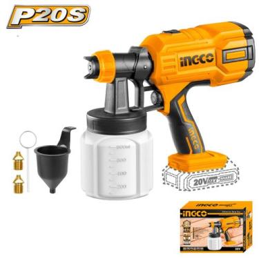 Imagem de Pistola De Pintura à Bateria 20V Linha P20S INGCO, P20S, CSGLI2003