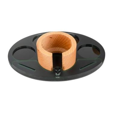 Imagem de Bothyi Base de café expresso de estação de pombo de café Organizador de acrílico Base compacta de cafeteria compacta Base para balcões de cozinha