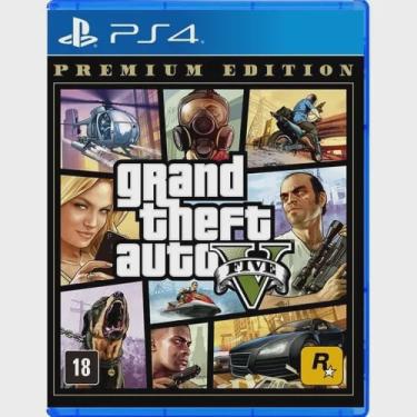 Imagem de Game Grand Theft Auto V Gta 5 Premium Edition PS4 Mídia Física Lacrada
