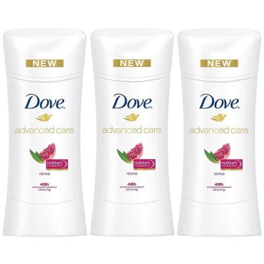 Imagem de Desodorante Dove Advanced Care, antitranspirante Revive, 75 ml, pacote com 3 unidades