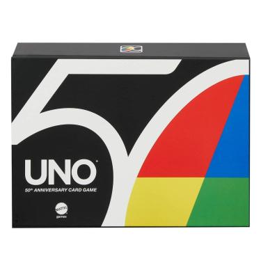 Imagem de Jogo de cartas Mattel Games UNO 50th Premium Version Family 7+ Years