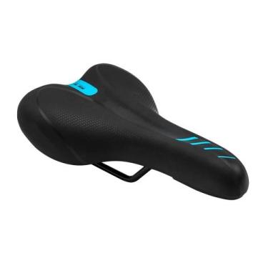 Imagem de Selim Mtb Nx Sport Sem Carrinho Gta, Preto, Azul