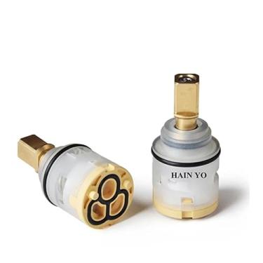 Imagem de Cartucho de torneira de cerâmica Hain-Yo GL12TD de 25 mm, peça de substituição de alavanca única, compatível com Jerich 25740, Huntington Brass, torneiras Olympia, 3400009 PBA29799