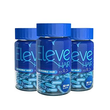 Imagem de Kit 3 Vitaminas P/Cabelo e Barba 90 Caps Eleve Hair Men