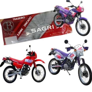 Imagem de Raio Zincado Traseiro 3,5mm - NX 150 / NX 200 / XR 200  - Bace