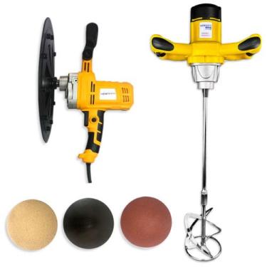 Imagem de Desempenadeira Elétrica MDE 1200 e Misturador Elétrico MEL 1200 ou MEL