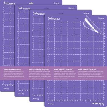 Imagem de Tapetes de corte para Cricut Joy Xtra: Tapete de corte adesivo variado de substituição para design de proteção ocular Cricut Joy Xtra Polka Dot (roxo - forte)