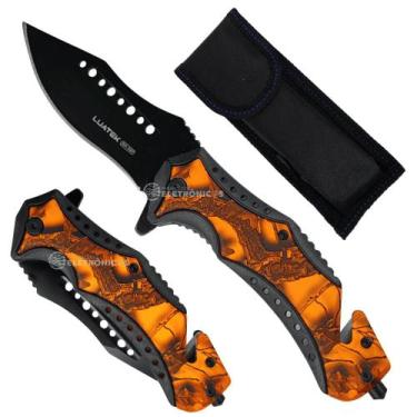 Imagem de Canivete Tático de Alta Performance com Cortador de Cabos e Quebra-Vid