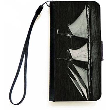 Imagem de Rikki Knight Capa carteira flip Sailboat on Sea com aba magnética para Apple iPhone 5c