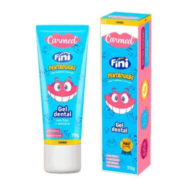 Imagem de Gel Dental Infantil Carmed Fini Dentaduras com Flúor  70g - Cimed
