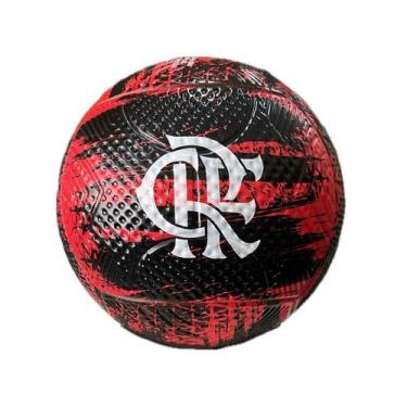 Imagem de Bola Campo Flamengo  Mengão - Futebol Magia & Cia, Vermelho, Preto