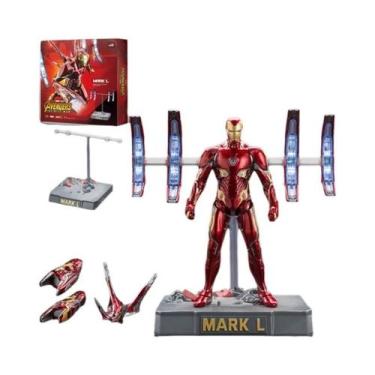 Imagem de Figura de ação ZD Iron Man coletar Homem de Ferro MK85 2.0 LED MK3 MK4