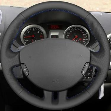 Imagem de LYBQFZ Capa de volante personalizada de acessórios de carro faça você mesmo, para Renault Clio 3 2005-2013 Clio 3 RS 2005-2013