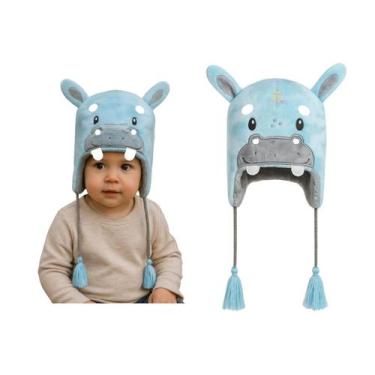 Imagem de Touca Gorro Infantil Peluciado Inverno Pimpolho Quentinha 1 A 3 Anos, 