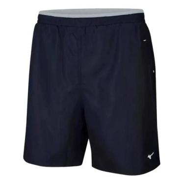 Imagem de Bermuda Mizuno Tennis Master M 7" Masculina, G, Azul, Marinho