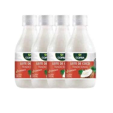 Imagem de 4uni Leite de Coco Pet 200ml - Copra