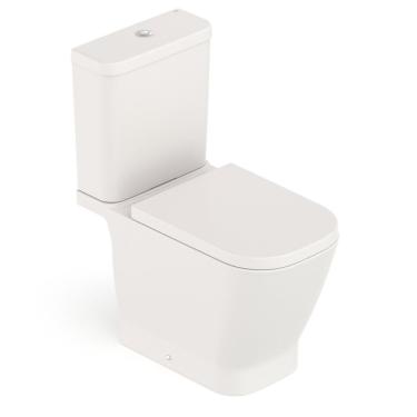 Imagem de Kit Vaso Sanitário Com Caixa Acoplada E Assento Soft Close Gap Roca Beige
