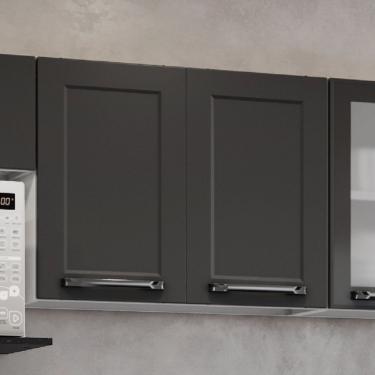 Imagem de Armário 70Cm 2 Portas Florença Itatiaia Grafite/Branco