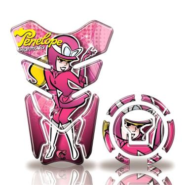 Imagem de Kit Protetor Tanque Honda + 2018 Penelope Charmosa Rosa