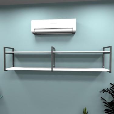 Imagem de Prateleira Quarto Infantil Branco Prateleira Sala Pratileira Estante Mdf Prateleira Industrial