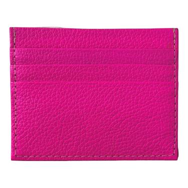 Imagem de Porta Cartão Slim Em Couro Pink