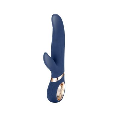 Imagem de Vibrador De Ponto G E Estimulador De Clitóris 9 Vibrações Layla - S-hande - Azul
