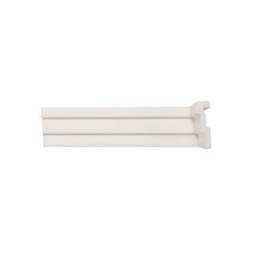 Imagem de Kit Com 15 Barras Rodateto De Poliestireno 6cm X 20mm Liso 30m Branco