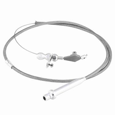 Imagem de Grcfumo tecelagem de chute do cabo, tecendo kit de cabo de aço inoxidável, cabo de transmissão de prata para 350 TH350 Transmissions