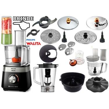 Imagem de Multiprocessador 1000w com 2 Anos Garantia 220v com 21 itens cortesia 