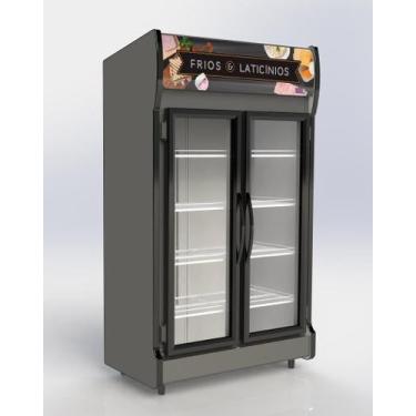 Imagem de Expositor Vertical Conservex AS2E de 2 Portas 700 Litros, 220V