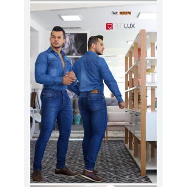 Imagem de Calça jeans masculina Tam variados - Dona onça