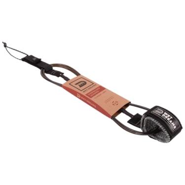 Imagem de Leash de Surf Wet Dreams Force One 6'6'' x 7mm Classic Line Fumê