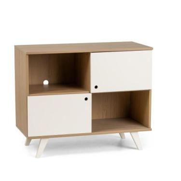 Imagem de Balcão Buffet Modular 2 portas 2 gavetas Madeira e Mdf Sancho Artemobi